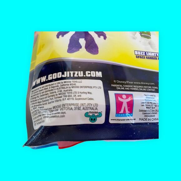 Buzz Lightyear & Yellow Zyclops Heroes of Goo Jit Zu DISNEY PIXAR 2022 Orig Pkg - Picture 6 of 13